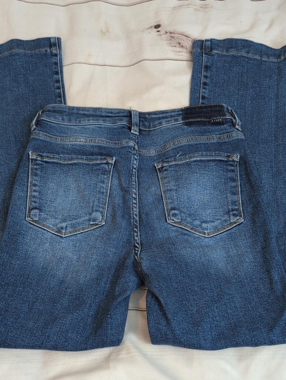 Risen Chestnut Ridge High Rise Flare Jeans Womens 27 RDP5913-DK Dark Wash - Picture 4 of 7
